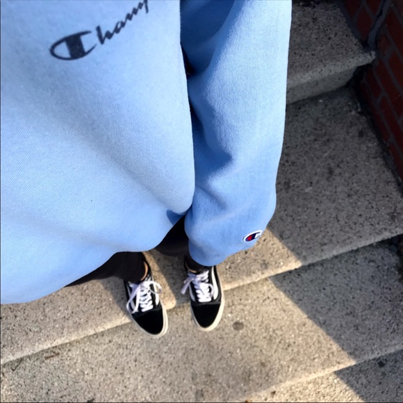 Champion Sweaters - Blue champion sweater